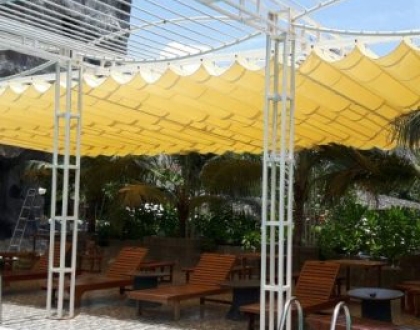 Mẫu Mái Xếp Lượn Sóng 01