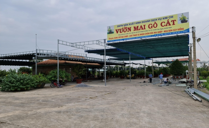 Mái Xếp Sân Vườn Mẫu 01