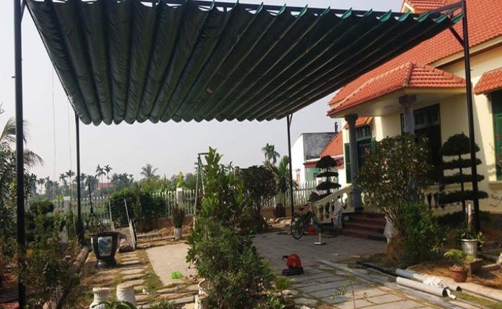 Mái Xếp Sân Vườn Mẫu 02