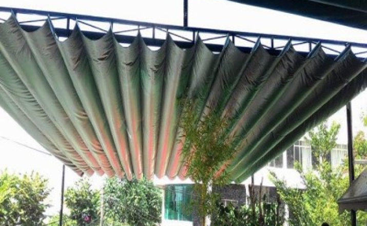 Mái Xếp Sân Vườn Mẫu 04
